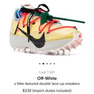 Off white x Nike shoes